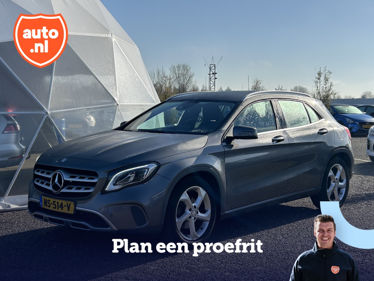 Mercedes-Benz GLA-Klasse - 180 Premium | Trekhaak | Cruise Control | Camera | Stoelverwarming | LED | Navigatie | 18' - AutoWereld.nl