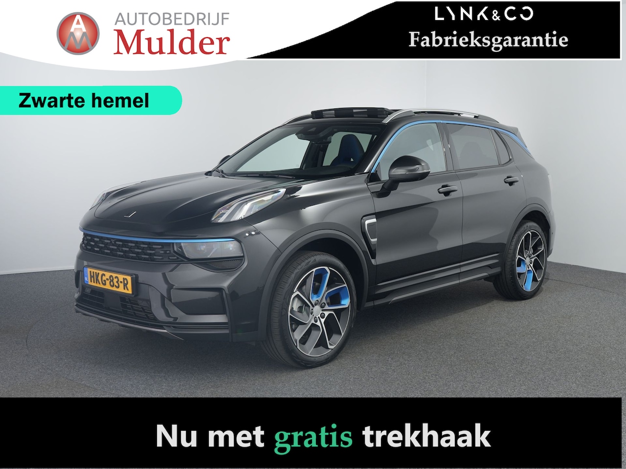 Lynk & Co 01 - 1.5  Zwarte hemel | Trekhaak | Pano | ACC | 360 Camera - AutoWereld.nl
