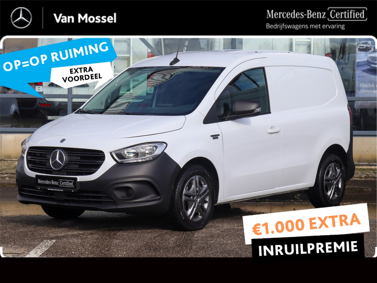 Mercedes-Benz eCitan - L1 Pro 51 kWh | CLIMA/NAVI/CAMERA/TREHKAAK | Certified . - AutoWereld.nl