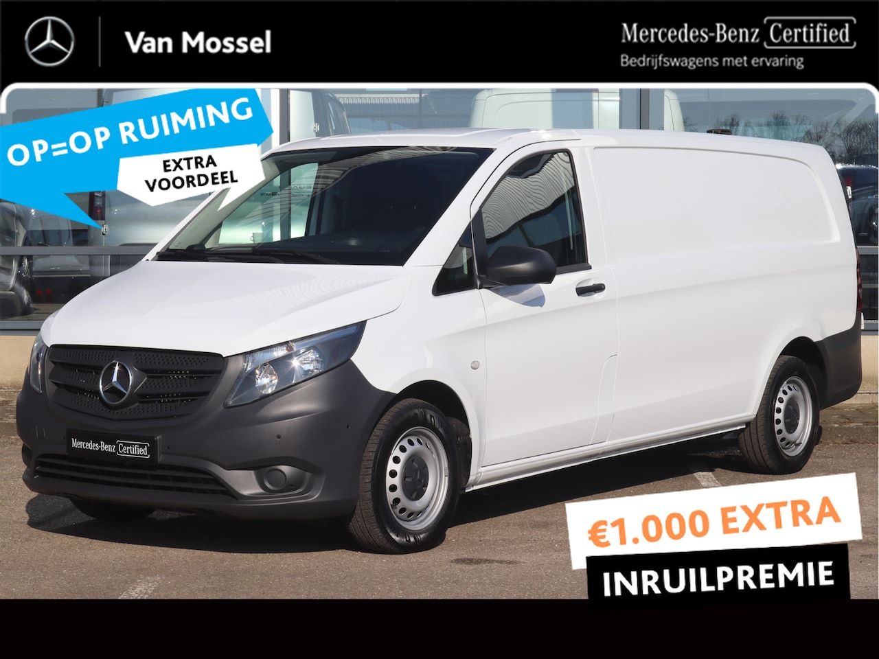 Mercedes-Benz Vito - 114 CDI L3 | AIRCO/NAVI/CAMERA/CRUISE/TREKHAAK | Certified . - AutoWereld.nl