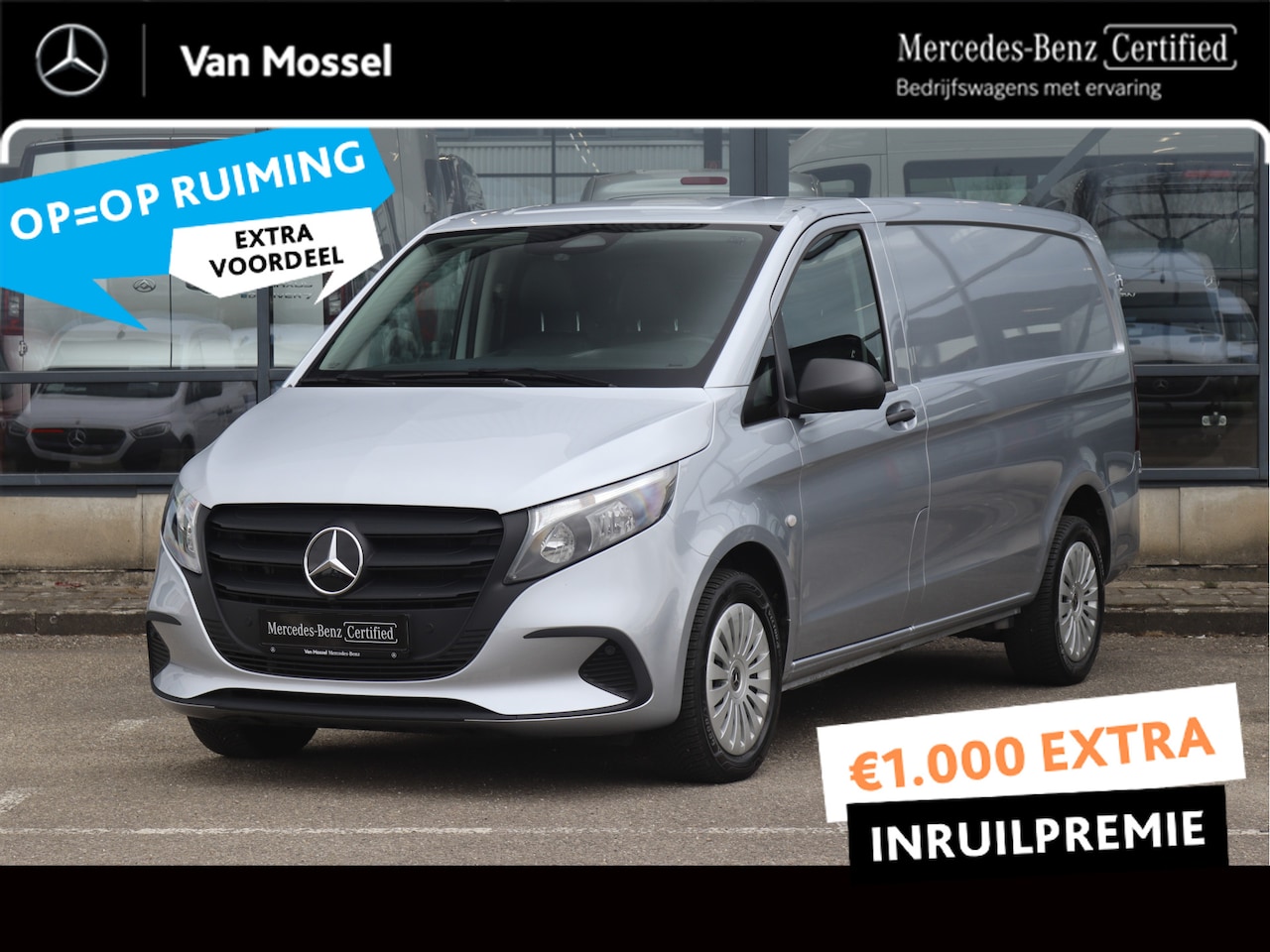 Mercedes-Benz Vito - 114 CDI L2 Pro | AIRCO/CAMERA/CRUISE/2.500KG AHW | Certified - AutoWereld.nl