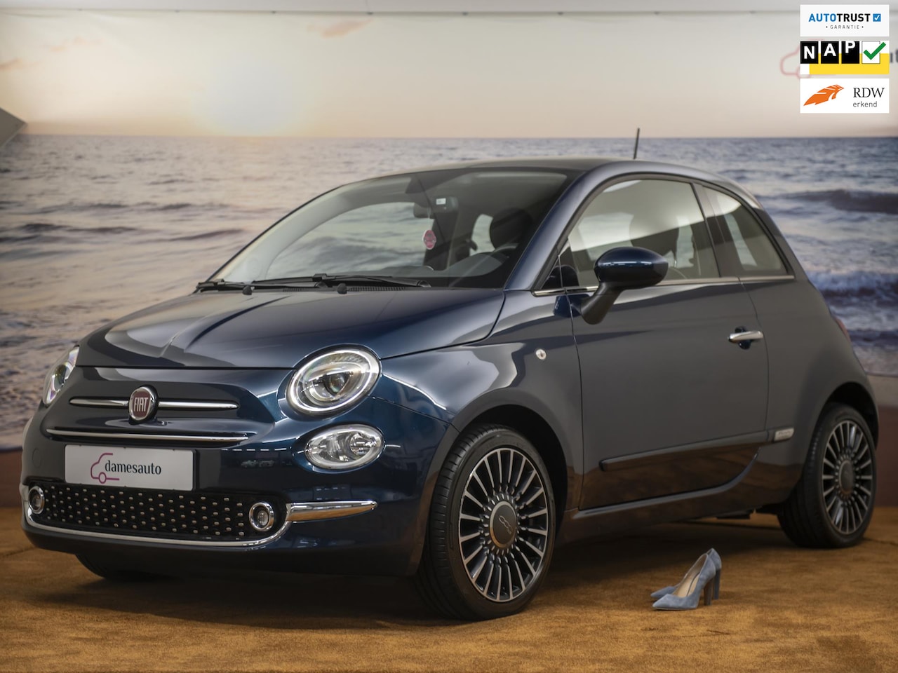 Fiat 500 - 0.9 Turbo Lounge|NAP|Cruise contr|Panodak|ClimaControl - AutoWereld.nl