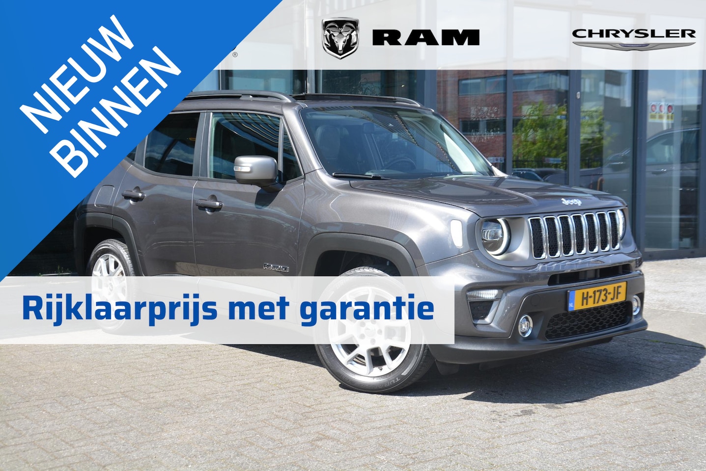 Jeep Renegade - 1.0T Freedom | Panoramadak | Leer | Keyless | NAP - AutoWereld.nl