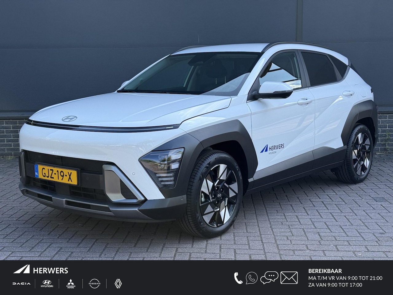Hyundai Kona - 1.6 GDI HEV Premium / Elektrische Stoelen met geheugen / Stoel Verkoeling + Verwarming / A - AutoWereld.nl