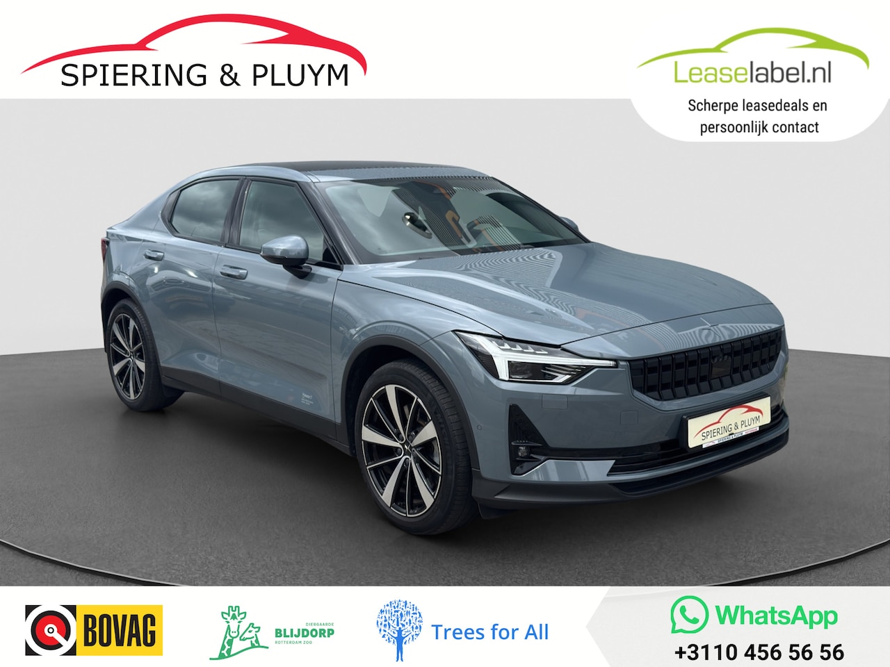 Polestar 2 - Long Range Dual Motor 78 kWh | Trekhaak | H/K audio | Pano | Pilot paket - AutoWereld.nl