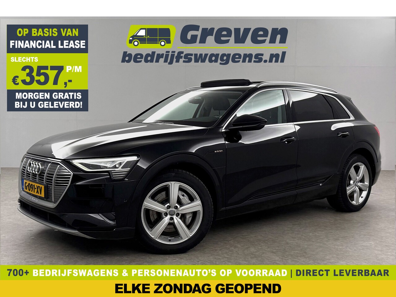 Audi e-tron - 50 Quattro 4WD Launch Edition Plus 71kWh 313PK Elektrisch Pano LED Camera Carplay Clima Cr - AutoWereld.nl