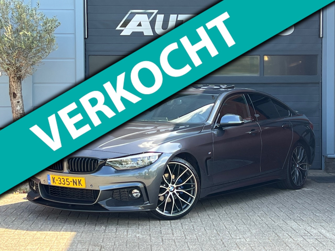 BMW 4-serie Gran Coupé - 420i High Executive Edition M performance/ Schuifkanteldak/ Leder/ 20"/ Navi/ Camera - AutoWereld.nl
