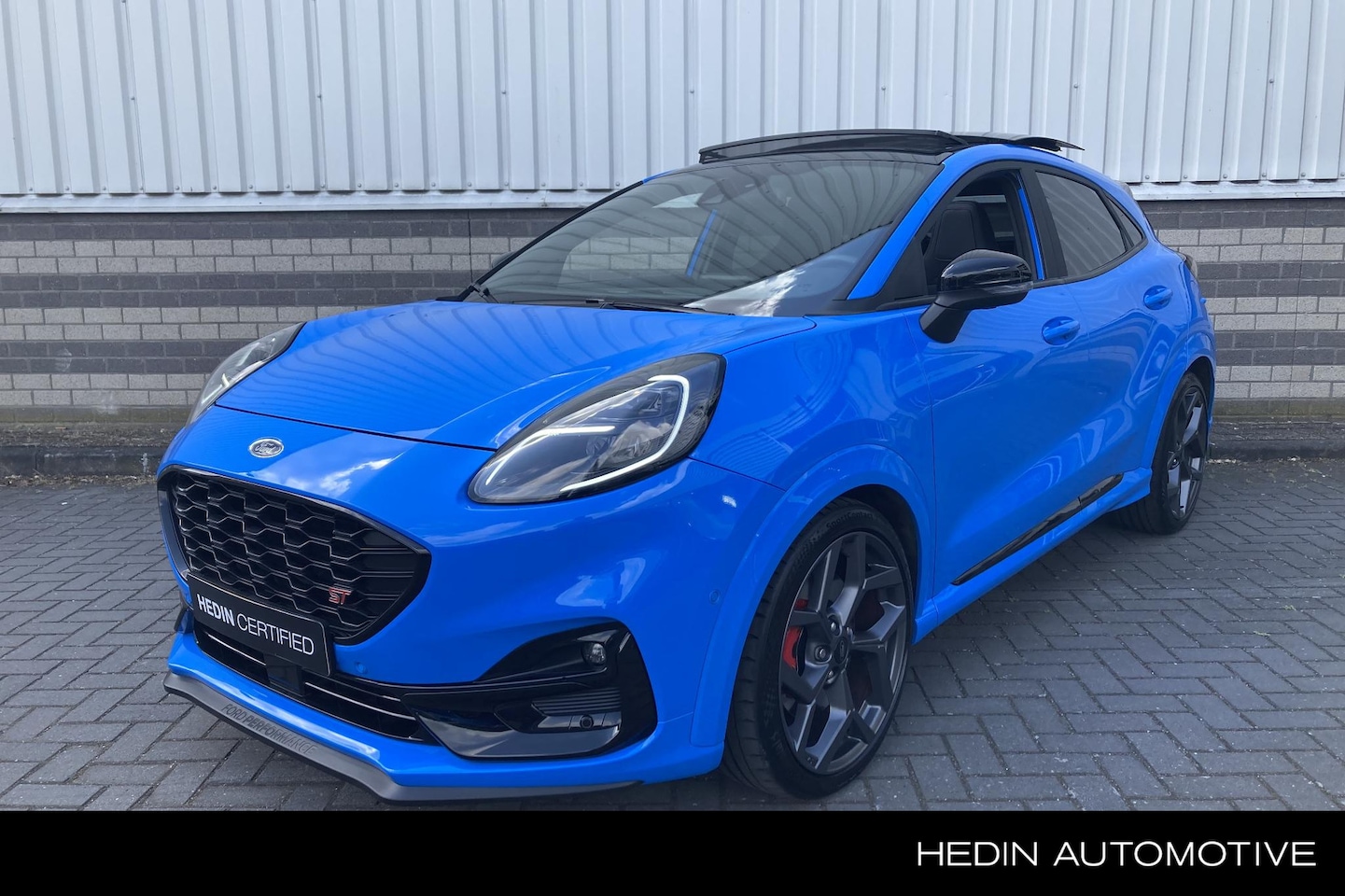 Ford Puma - 1.0 EcoBoost Hybrid ST-X 170PK AUTOMAAT | Panoramadak | UNIEK! Azura Blue | - AutoWereld.nl