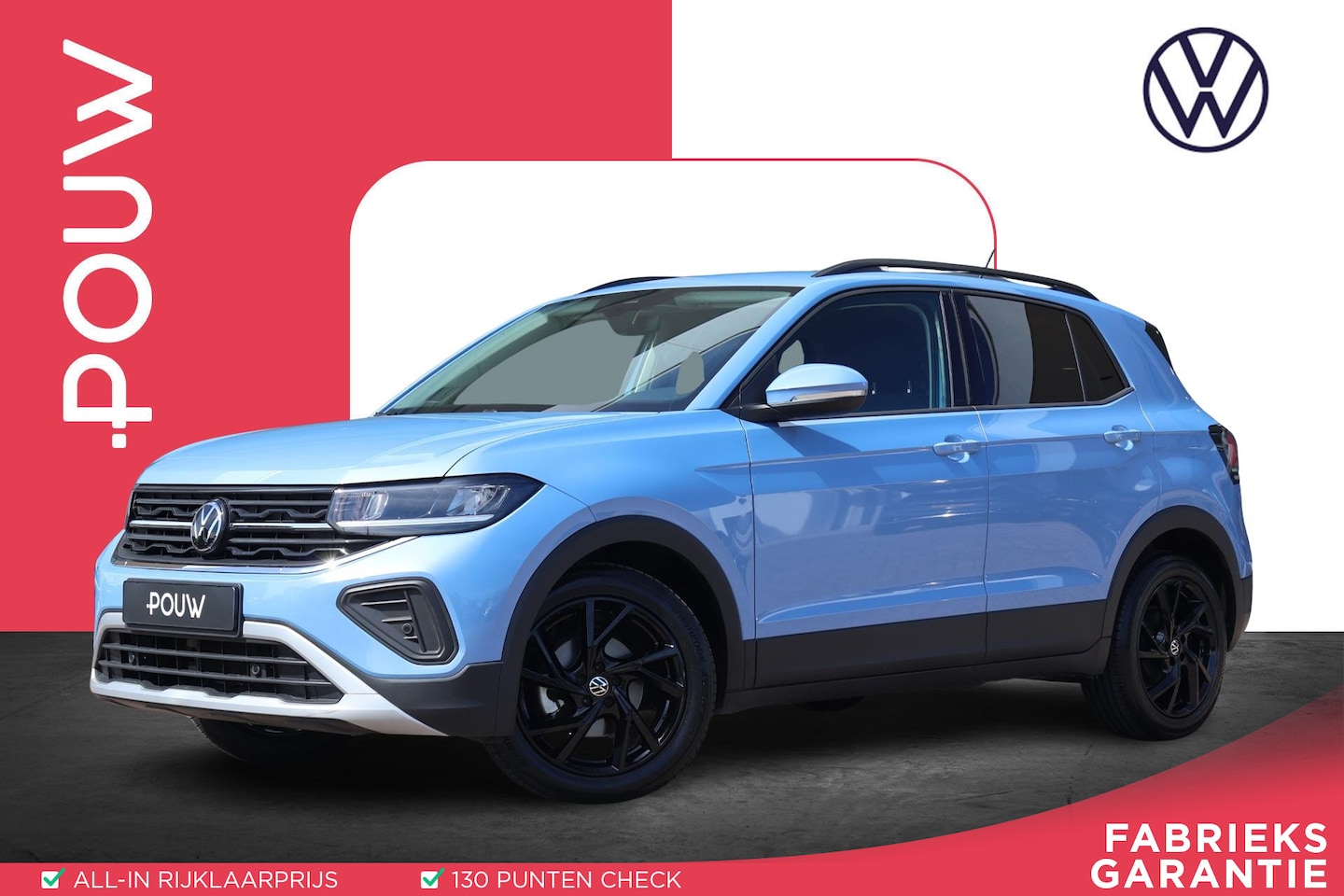 Volkswagen T-Cross - 1.0 TSI 95pk Life Edition | Apple Carplay/Android Auto | PDC | Cruise Control Adaptief - AutoWereld.nl