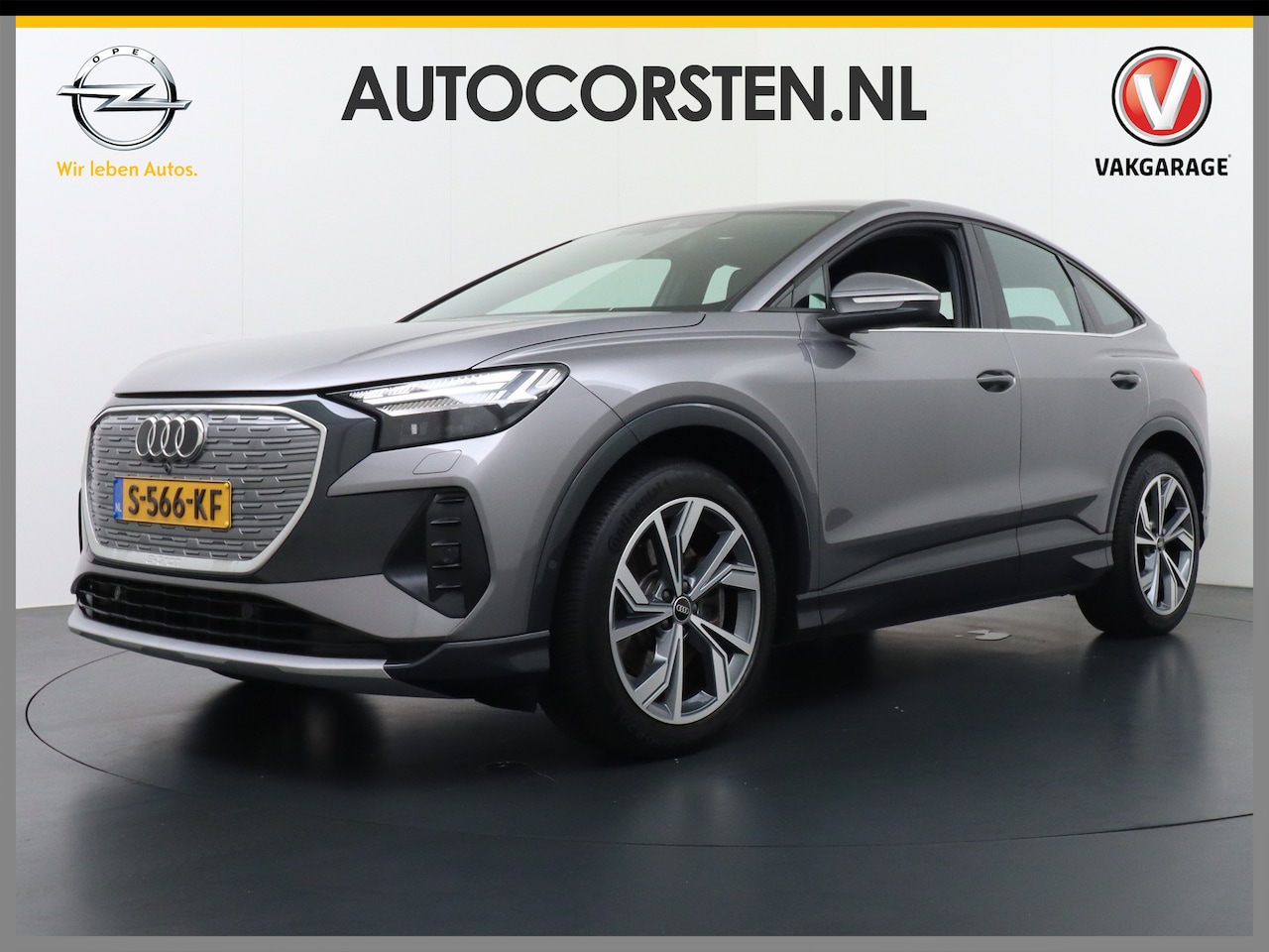 Audi Q4 Sportback e-tron - 40 204pk 77kWh Adap.Cruise Sport-St. 20" Apple Carplay Android Camera Navi Matrix Led Elek - AutoWereld.nl