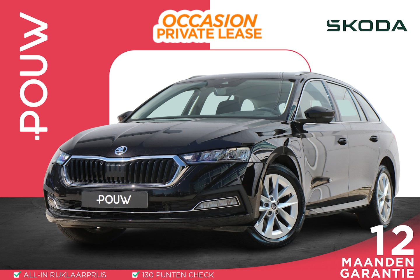 Skoda Octavia Combi - 1.4 TSI 204pk DSG iV PHEV Business | SoH 99% | Navigatie | Stoelverwarming | Memory Stoele - AutoWereld.nl