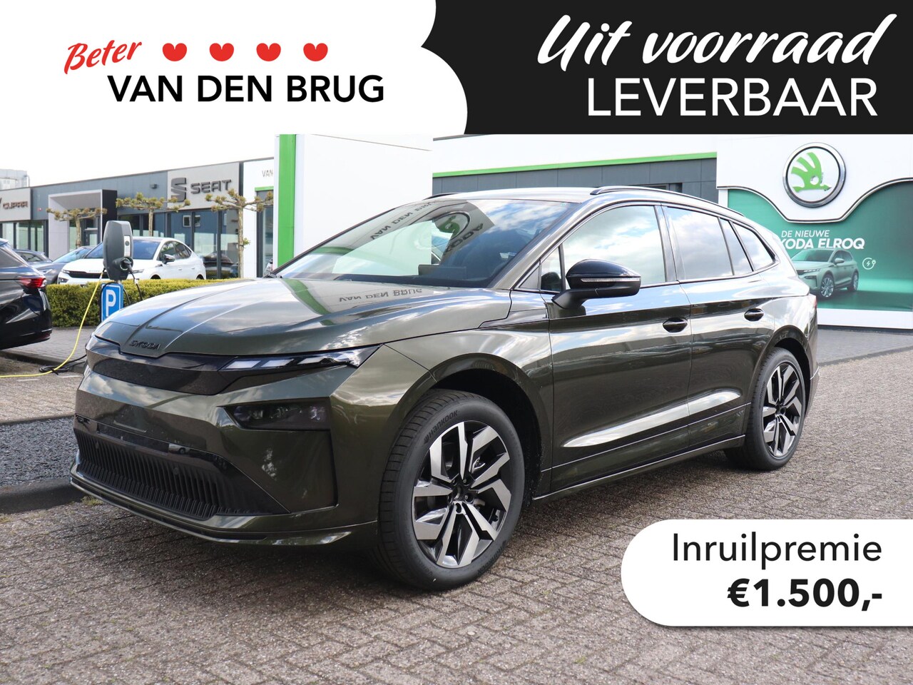 Skoda Enyaq iV - Sportline Elektromotor 210 kW / 286 PK SUV Elektri | Trekhaak | LED Matrix | Adaptive crui - AutoWereld.nl