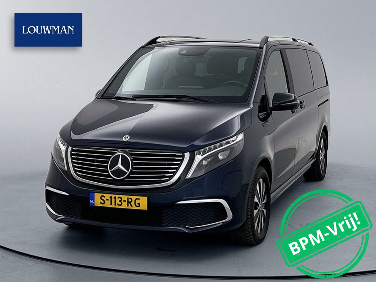 Mercedes-Benz EQV - 300 L2 90 kWh 7-pers Taxi Goedkeuring Leder 360 Graden Camera Adaptieve Cruise Control Cli - AutoWereld.nl
