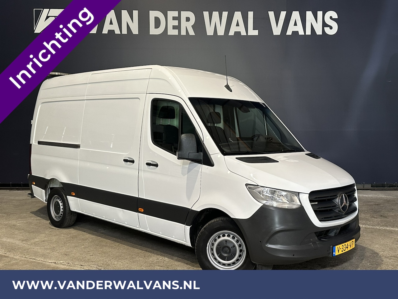 Mercedes-Benz Sprinter - 316 CDI 164pk 3500kg Trekhaak L2H2 inrichting Euro6 Airco | Camera | Apple Carplay | Cruis - AutoWereld.nl