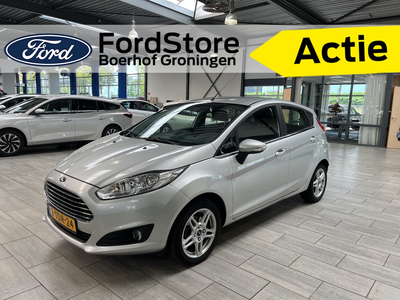 Ford Fiesta - Titanium 80pk | 5-Drs | Airco | Navi | 15-Inch Lm | Bluetooth | - AutoWereld.nl