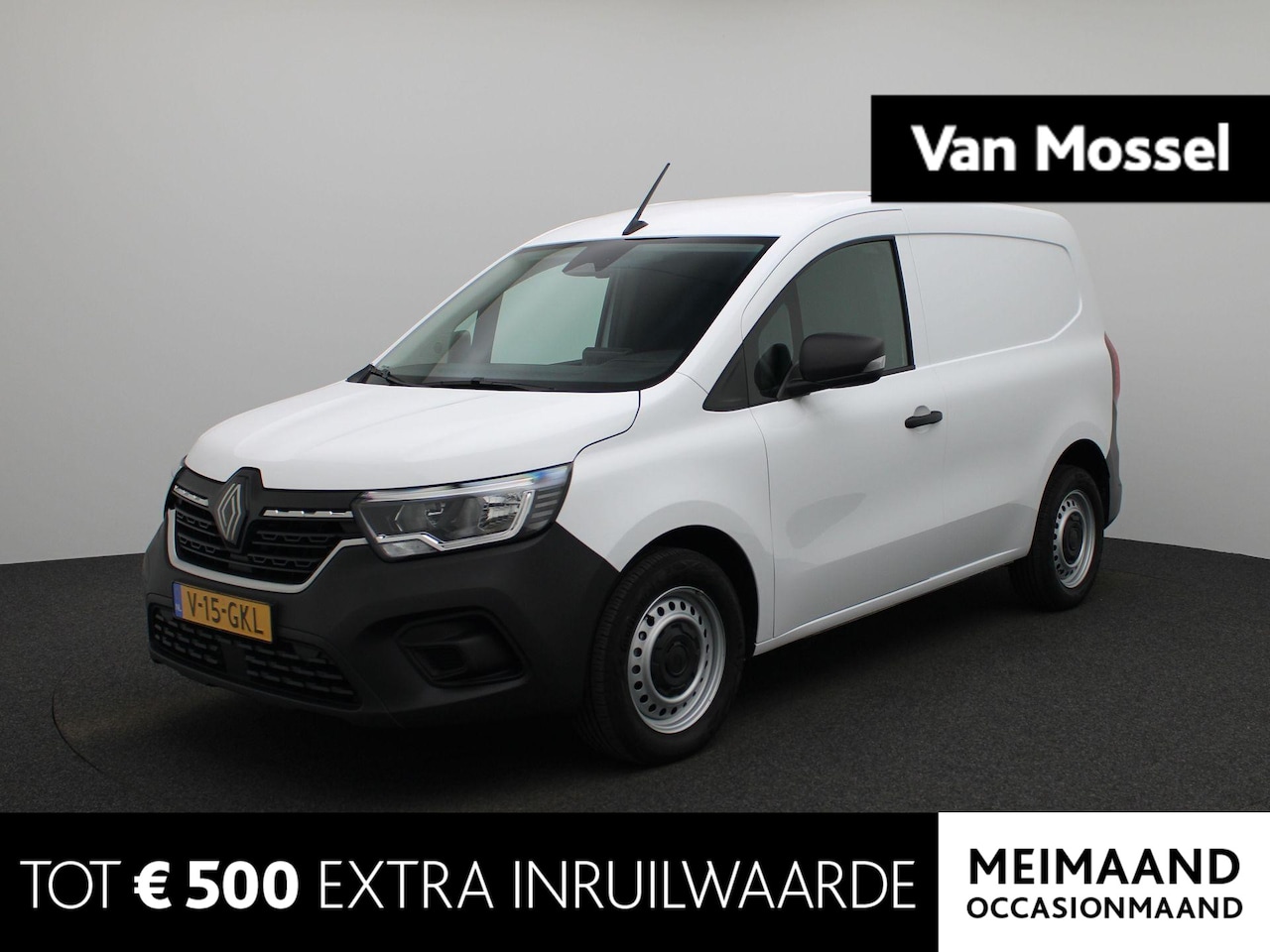 Renault Kangoo - 1.5 Blue dCi 75pk start L1 | Carplay | Houten Laadvloer | Airco | Cruise Control | Parkeer - AutoWereld.nl
