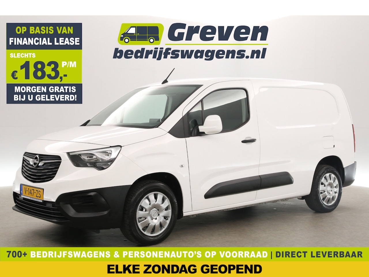 Opel Combo - 1.6D L2H1 100PK Airco Cruise Carplay Navigatie PDC Elektrpakket - AutoWereld.nl
