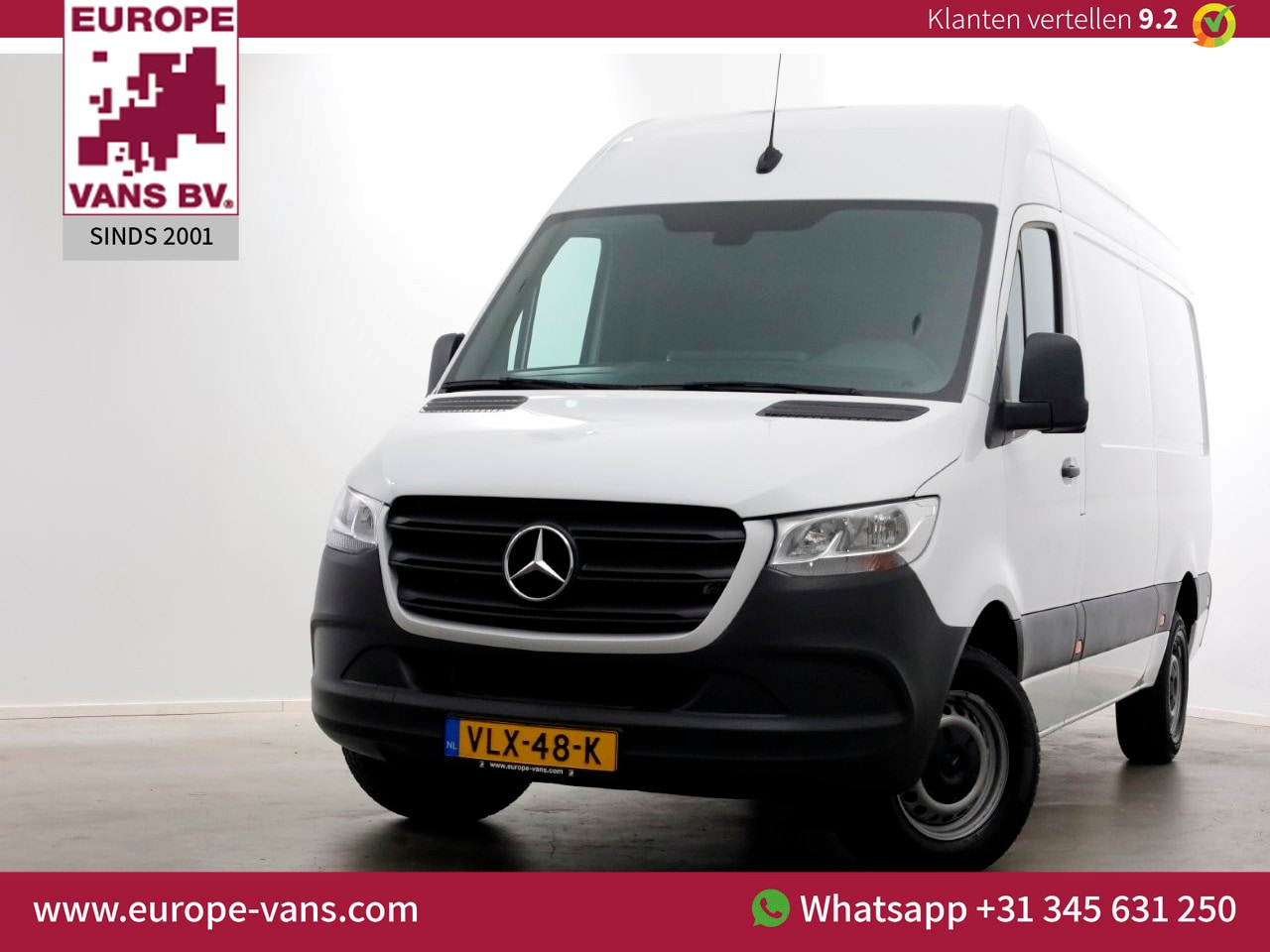 Mercedes-Benz Sprinter - 315 CDI 150pk L2H2 RWD 9G Automaat Airco/Trekhaak 3500kg 10-2021 - AutoWereld.nl