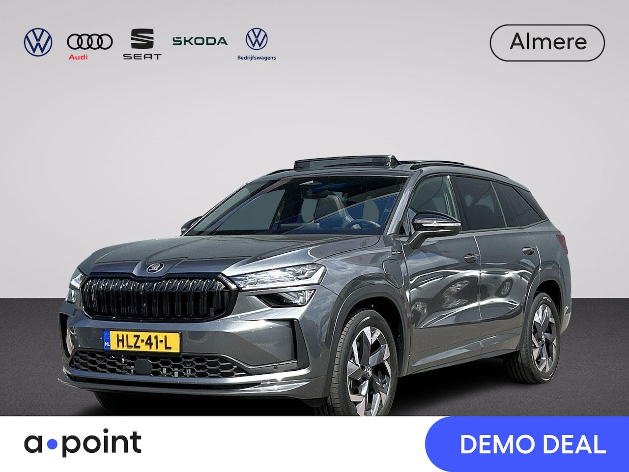 Skoda Kodiaq - 1.5 TSI PHEV Sportline Business 204pk | Panoramadak | Trekhaak wegklapbaar | Light & View - AutoWereld.nl