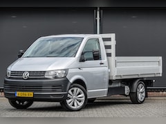 Volkswagen Transporter - Pick Up | Open Laadbak | 2.0Tdi 102Pk | Stoel-Bank | Leder | Achteruitrijcamera | Trekhaak