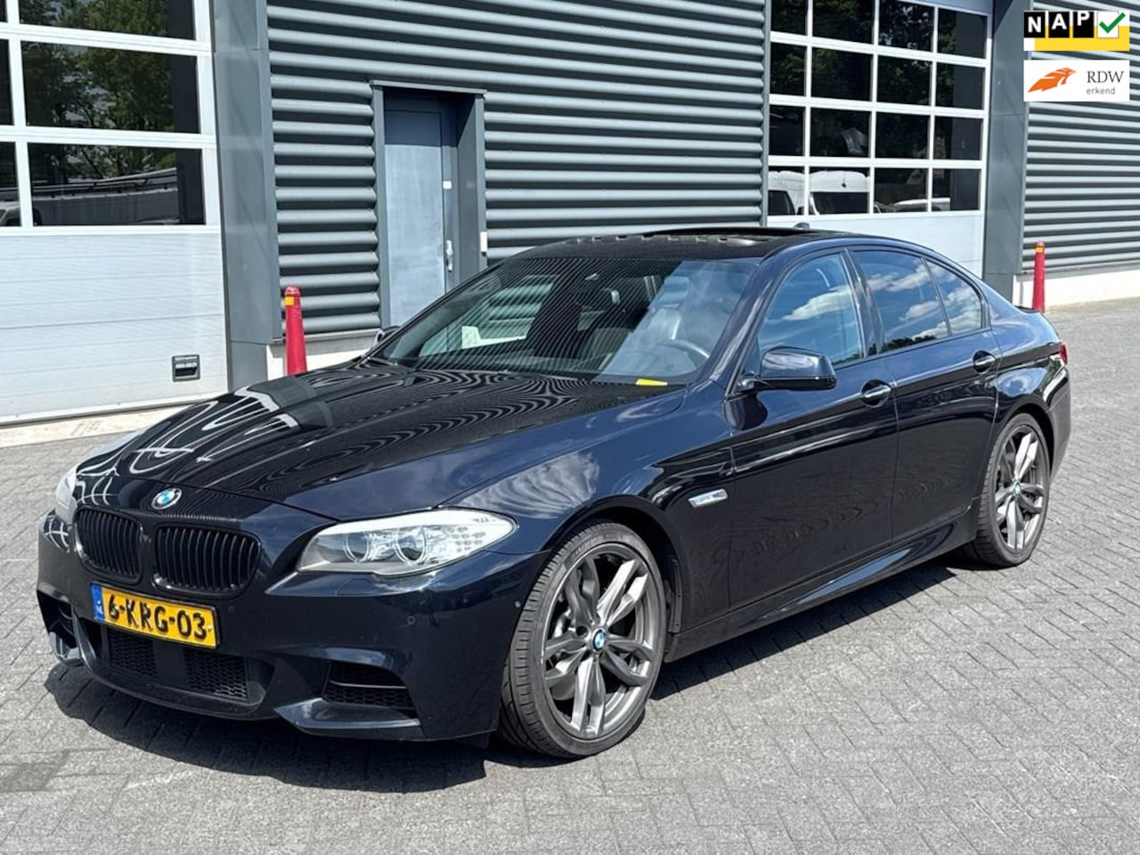 BMW 5-serie - M550xd panoramadak, trekhaak - AutoWereld.nl