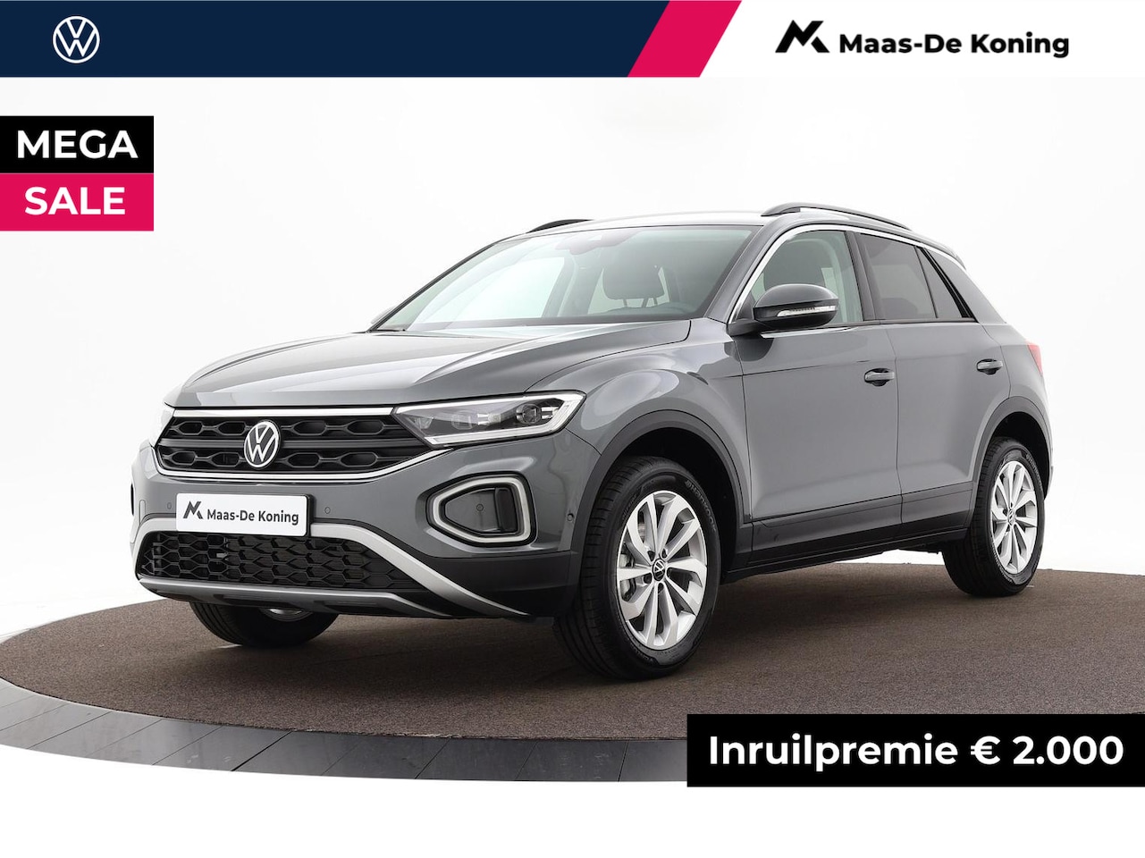 Volkswagen T-Roc - Life Edition 1.0 TSI 116 pk 6 versn. Hand · Bluetooth telefoonvoorbereiding · Achteruitrij - AutoWereld.nl