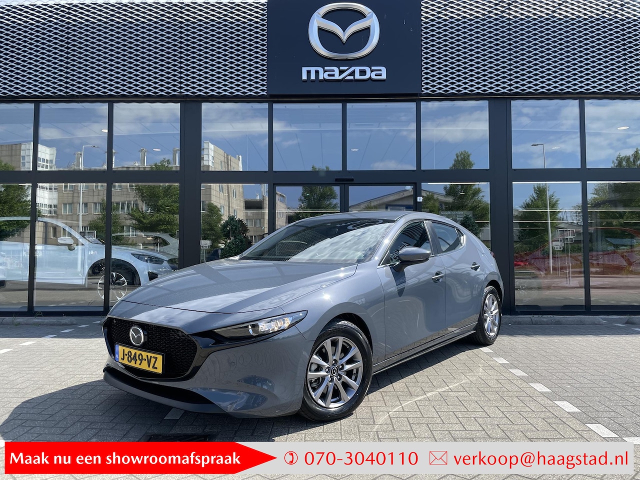 Mazda 3 - 2.0 e-SkyActiv-X M Hybrid 180 Comfort met Bose 1e Eigenaar / Volledig dealer onderhouden - AutoWereld.nl
