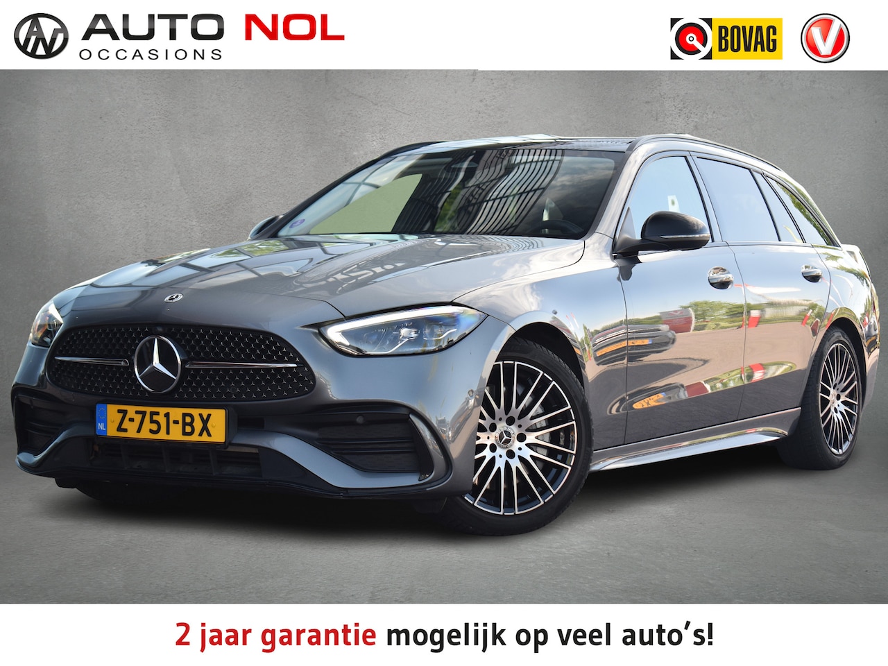 Mercedes-Benz C-klasse Estate - 180 AMG Line | Pano | Burmester | Leer/ Alcantara | Virtual - AutoWereld.nl