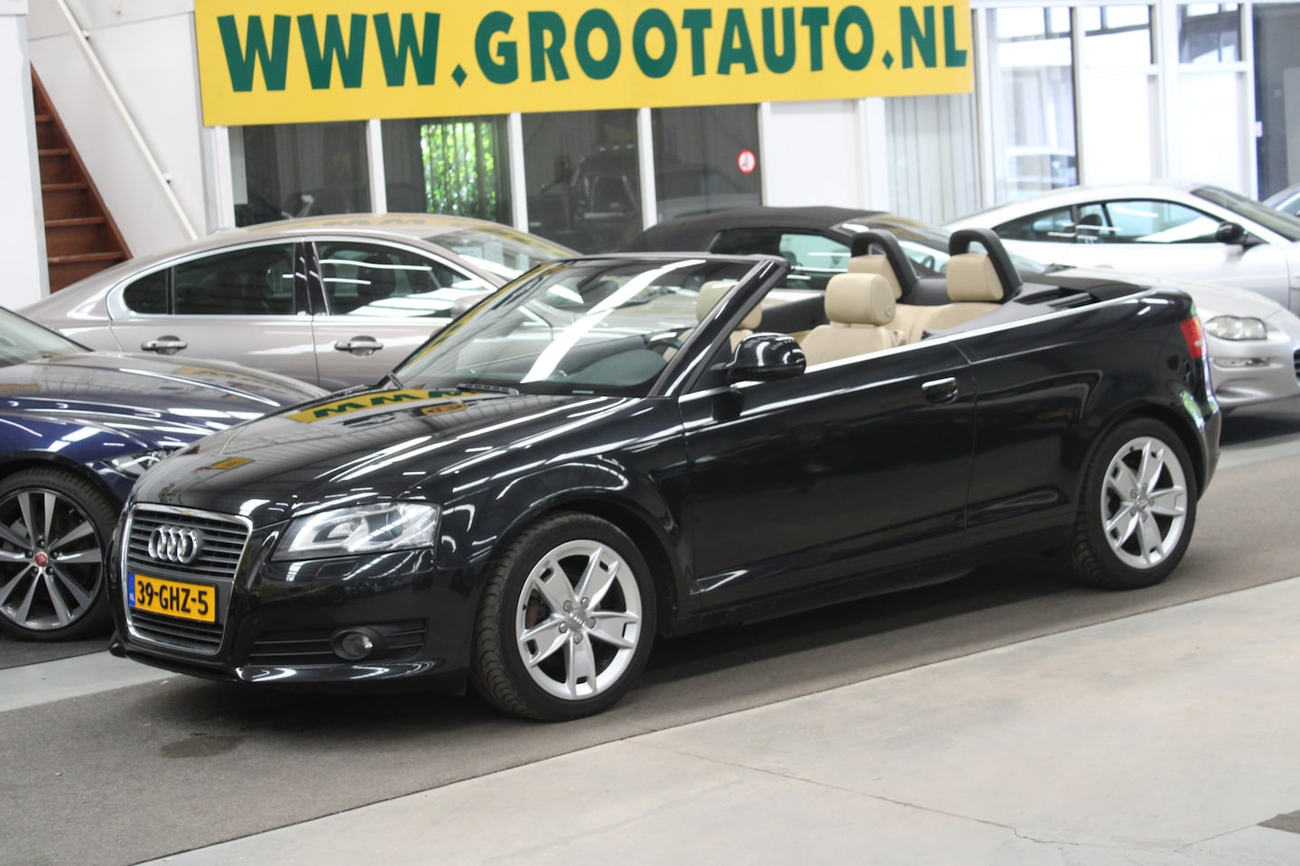 Audi A3 Cabriolet - 1.8 TFSI Ambition Pro Line Automaat Lederen Sportstoelen, Cruise control - AutoWereld.nl