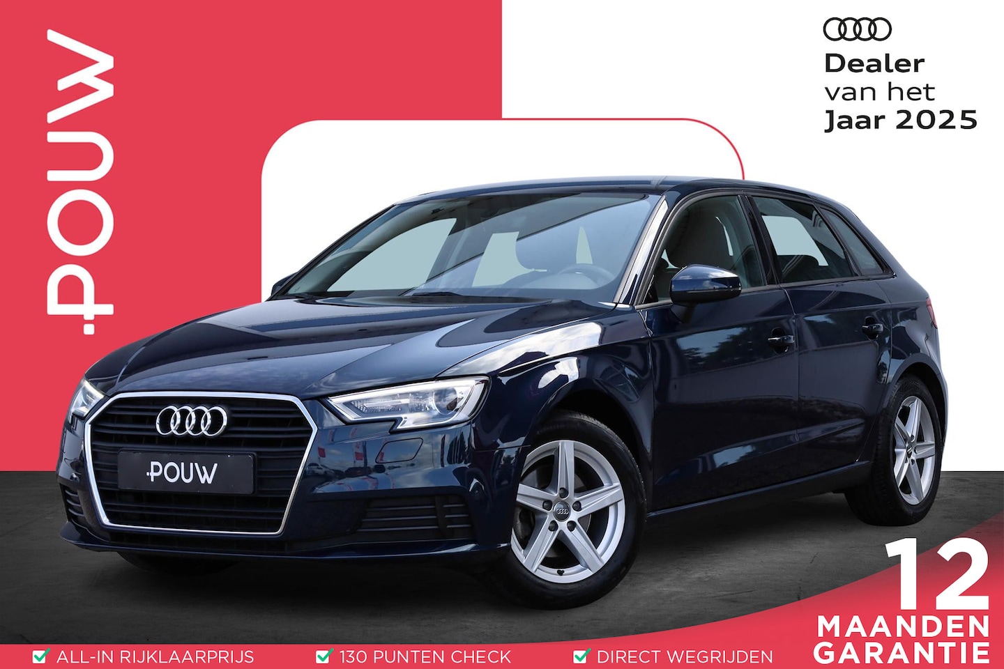 Audi A3 Sportback - 30 TFSI 116pk Pro Line | Navigatie | Parkeersensoren | Cruise Control - AutoWereld.nl