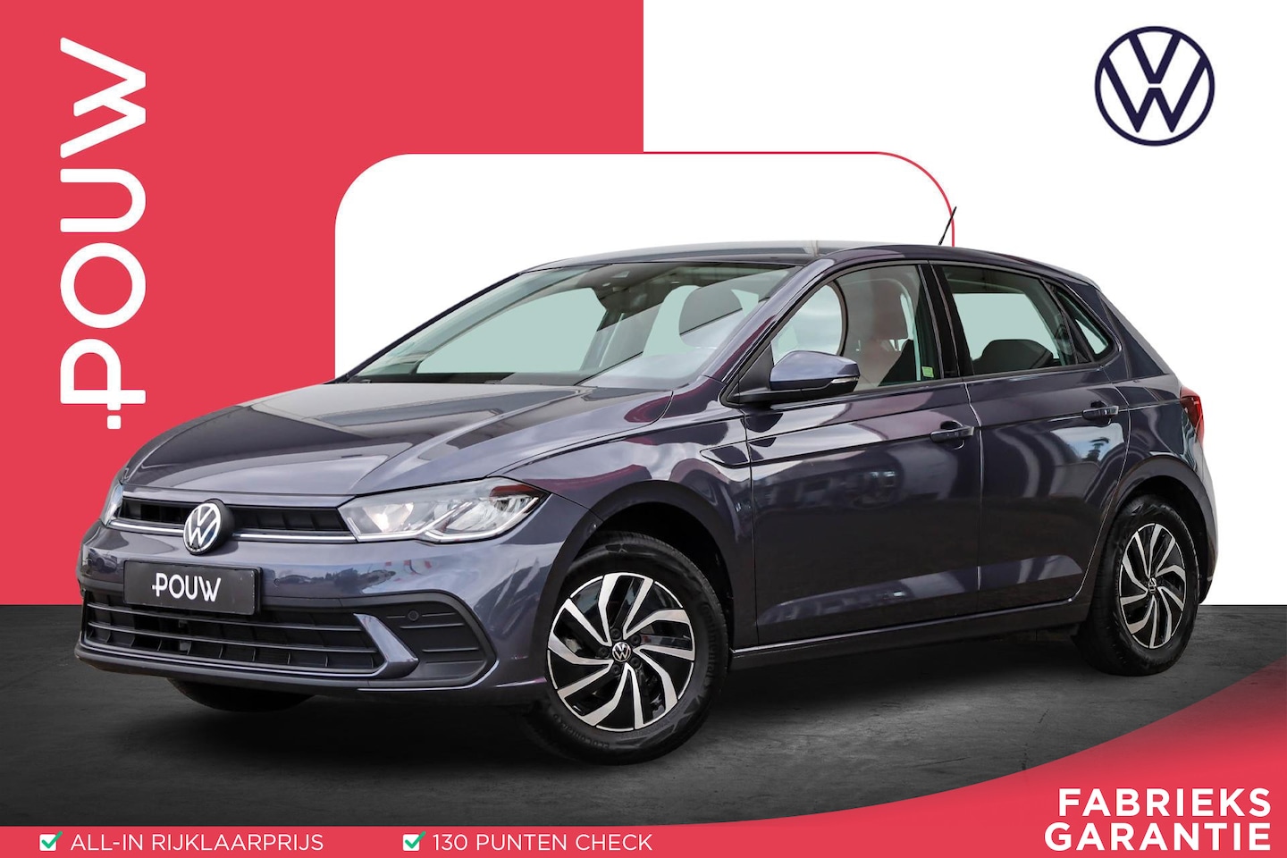 Volkswagen Polo - 1.0 TSI 95pk Life | Achteruitrijcamera | Apple Carplay/Android Auto - AutoWereld.nl