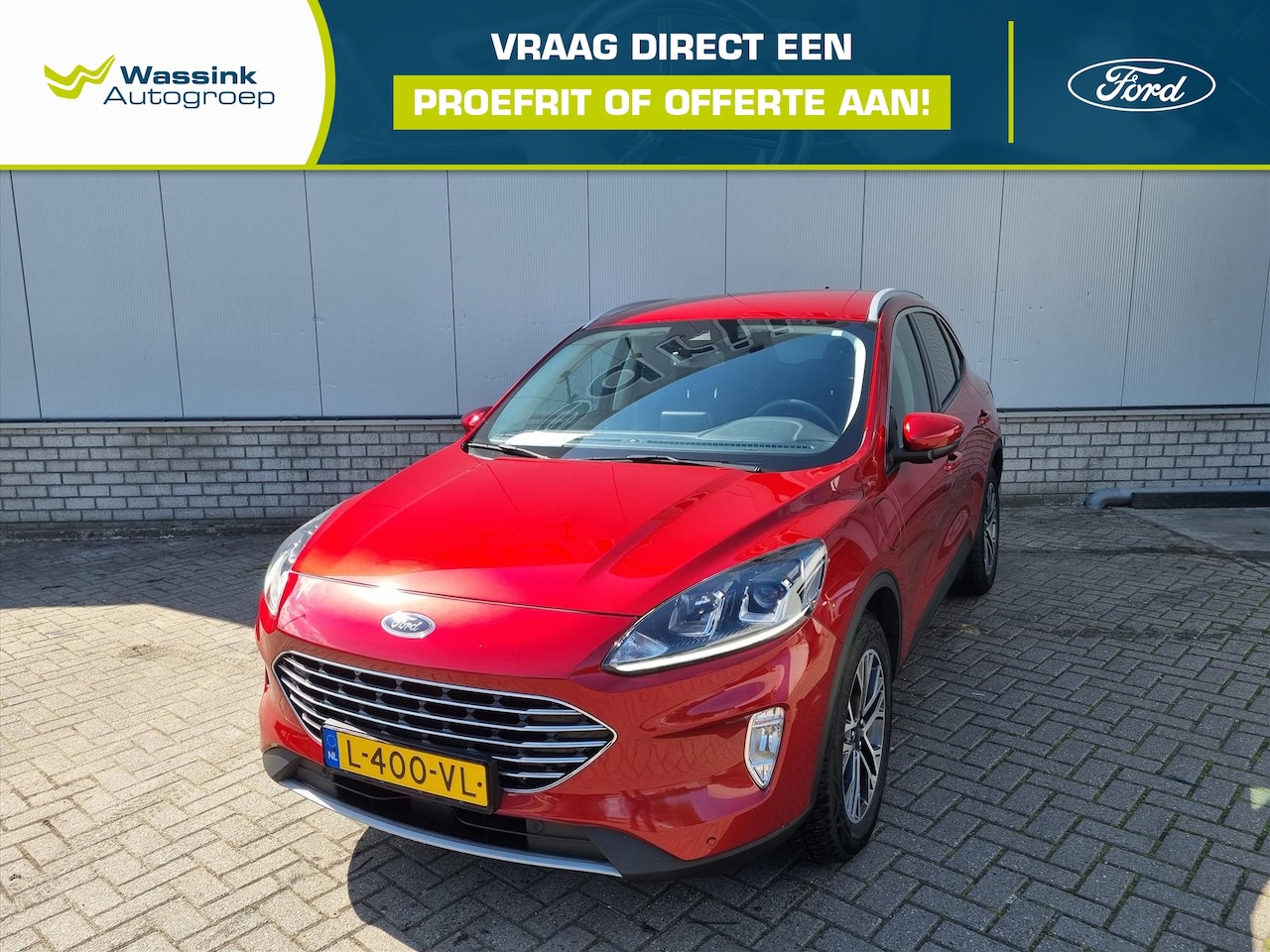 Ford Kuga - 2.5 PHEV e-CVT 225pk Titanium I Navigatie I Parkeerhulp - AutoWereld.nl