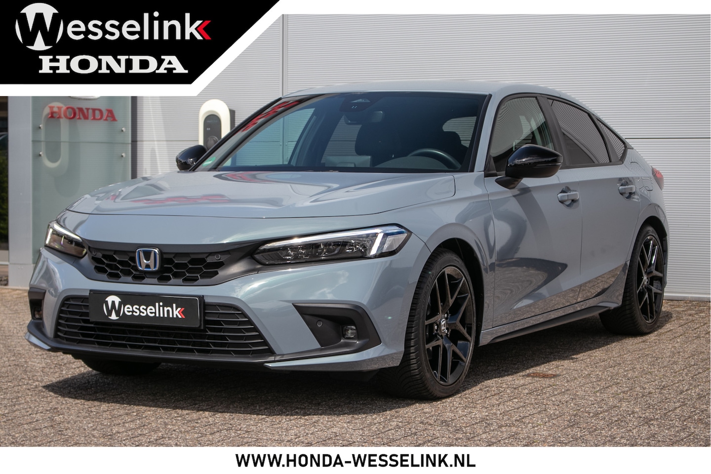 Honda Civic - 2.0 e:HEV Sport Automaat - All-in rijklaarprijs | Afn. Trekhaak | Honda Sensing | Apple Ca - AutoWereld.nl