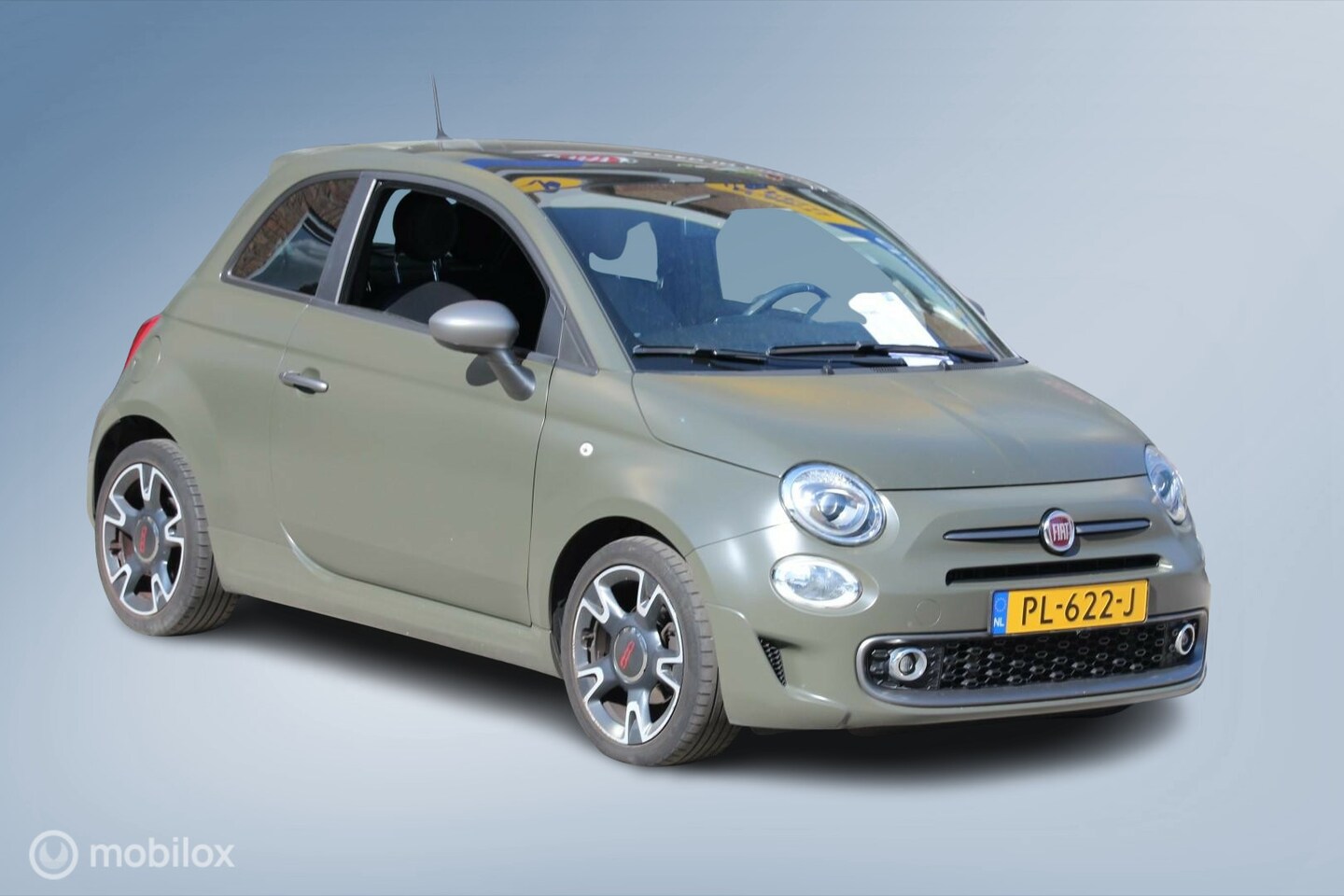 Fiat 500 - 0.9 TwinAir Turbo Sport 0.9 TwinAir Turbo Sport, Verde Militair - AutoWereld.nl