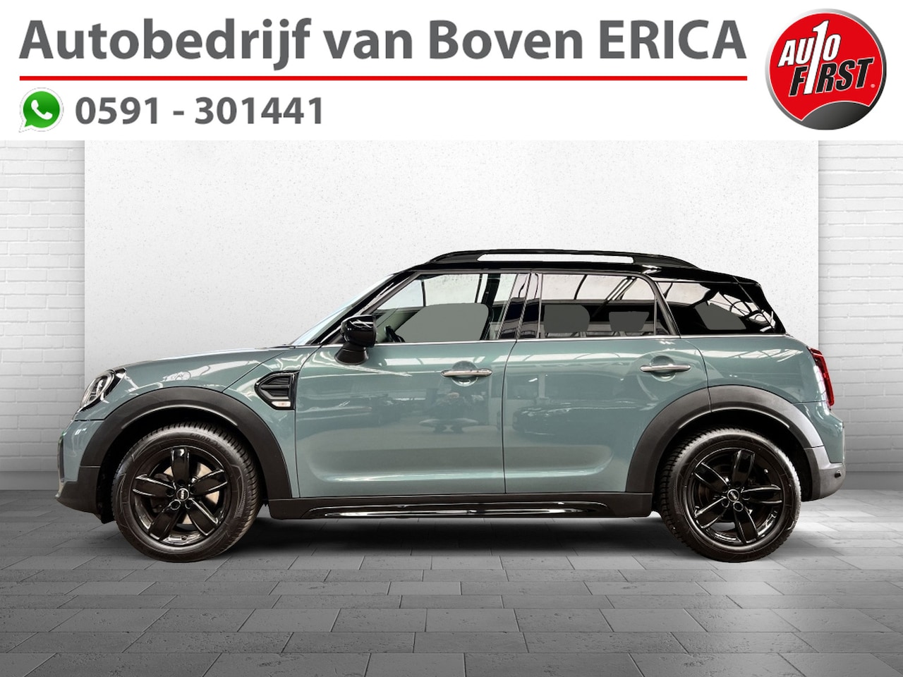 MINI Countryman - Mini 1.5 Cooper Bns Ed. Automaat Sage Green/Black Cruise Clima Camera - AutoWereld.nl
