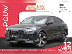 Audi Q3 Sportback - 45 TFSIe 245pk PHEV S Edition | Stoelverwarming | Leder | 20" Velgen | Keyless | Optiek zw