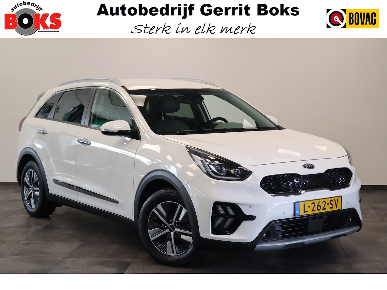 Kia Niro - 1.6 GDi PHEV DynamicPlusLine Leder Navigatie Adaptive-Cruise - AutoWereld.nl