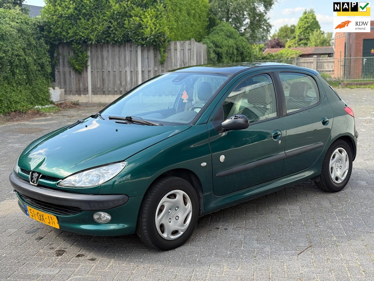 Peugeot 206 - 1.6-16V Roland Garros|5 Deurs|Airco|Nieuwe apk - AutoWereld.nl