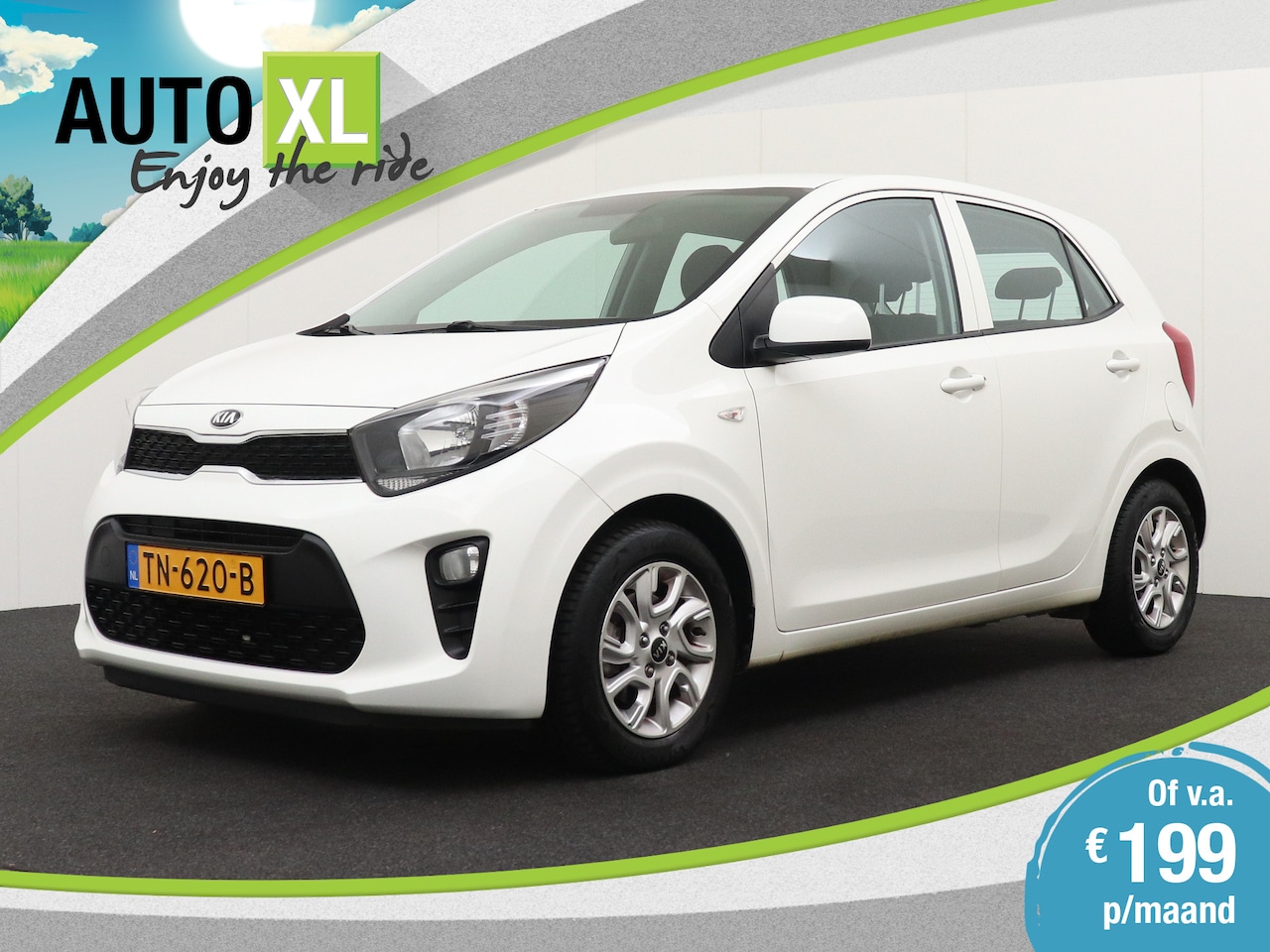 Kia Picanto - 1.0 CVVT ComfortPlusLine Navigator Camera Carplay Navi 14' LMV - AutoWereld.nl