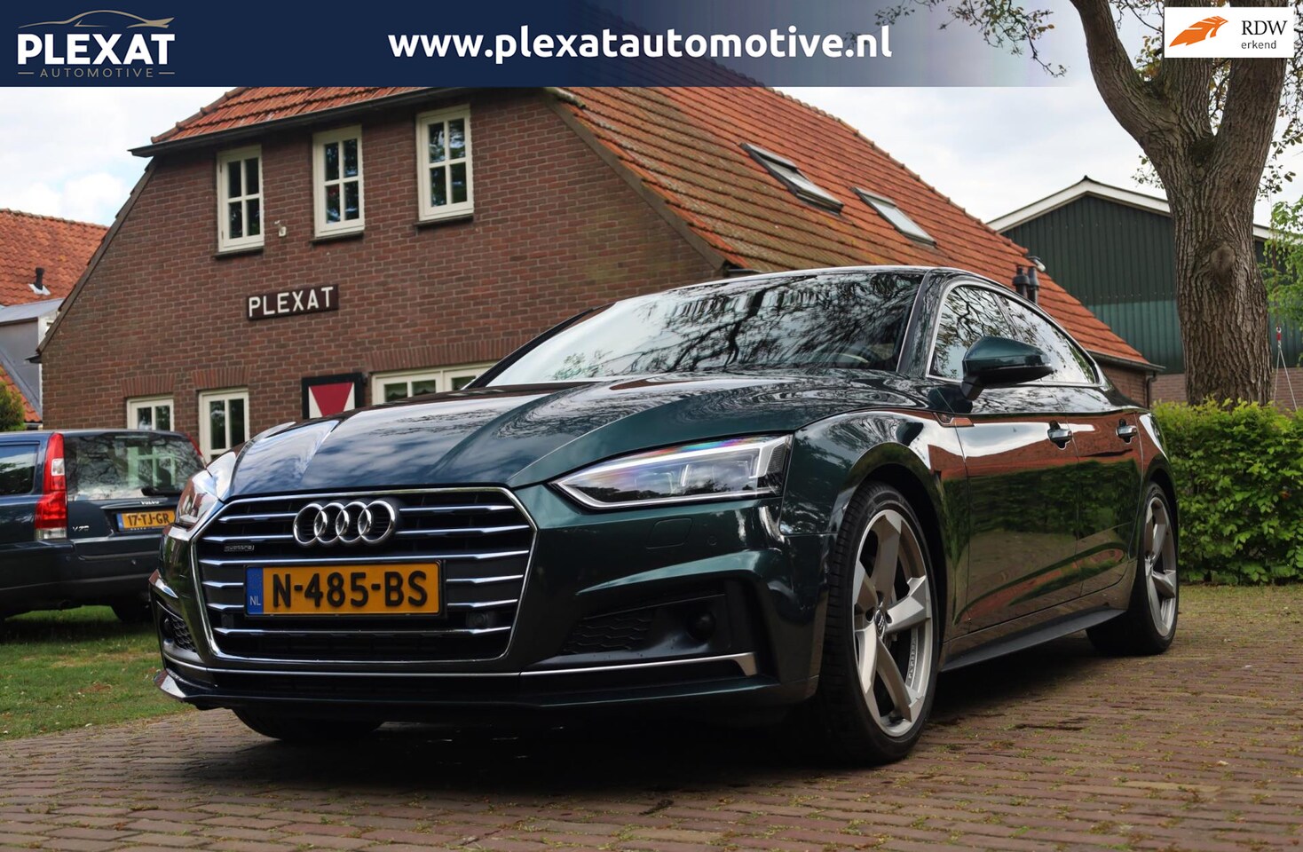 Audi A5 Sportback - 2.0 TFSI quattro Sport Pro Line S Aut. | 3x S-Line | GotlandGreen | B&O Sound | HUD | Adap - AutoWereld.nl