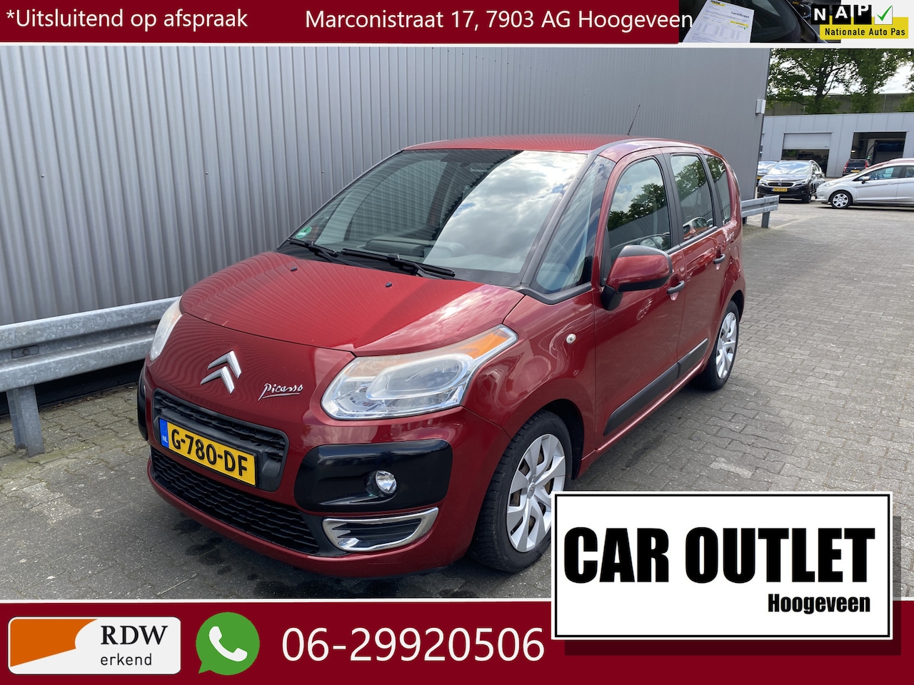 Citroën C3 Picasso - 1.4 VTi Seduction A/C, CC, PDC, Trekh, nw. APK – Inruil Mogelijk – - AutoWereld.nl