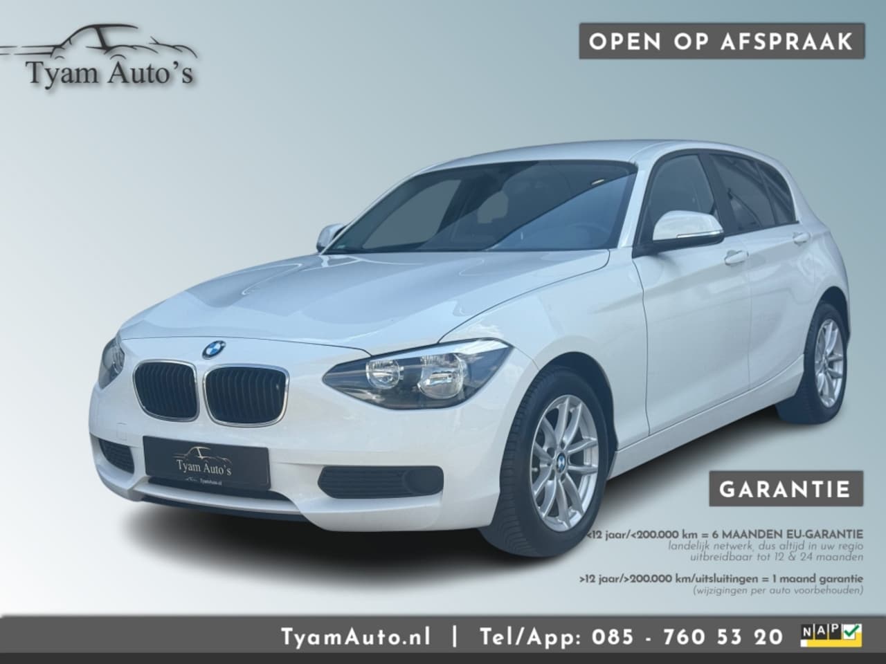 BMW 1-serie - 116i AIRCO BLUETOOTH STOELVERWARMING PDC SPORTVELGEN - AutoWereld.nl
