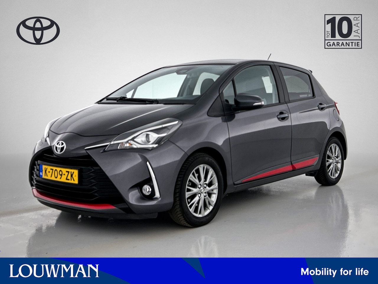 Toyota Yaris - 1.0 VVT-i Design Red Limited | Navigatie | Achteruitrijcamera | - AutoWereld.nl