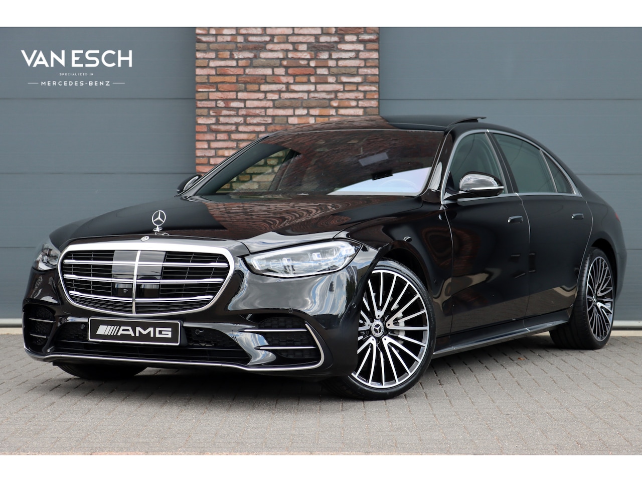 Mercedes-Benz S-klasse - 450d 4MATIC Lang AMG Line Aut9 | Airmatic | Chauffeurspakket | Achterasbesturing | Augment - AutoWereld.nl