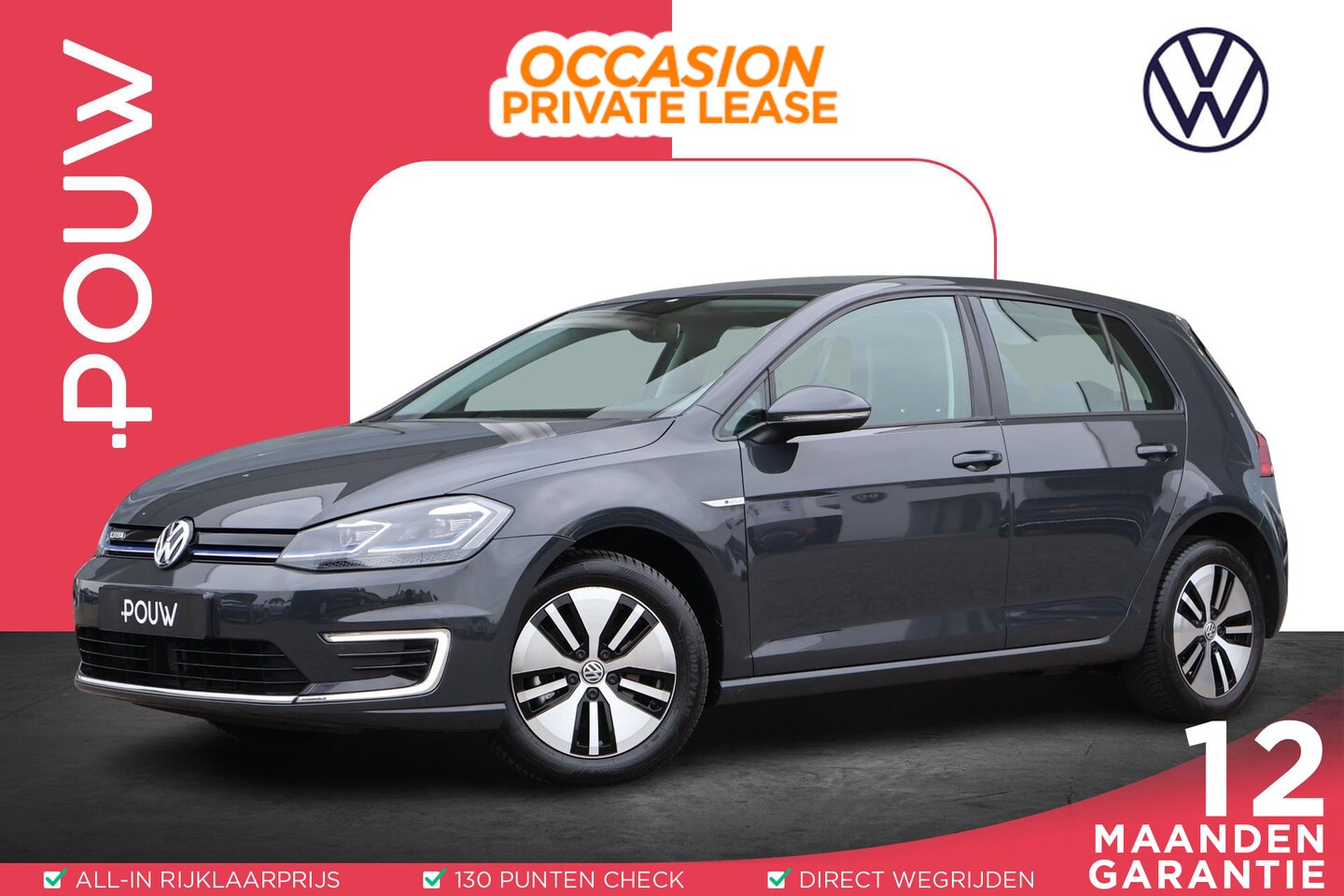 Volkswagen e-Golf - 136pk E-DITION | SoH 94% | Navigatie | Voorruitverwarming | Adaptive Cruise Control - AutoWereld.nl
