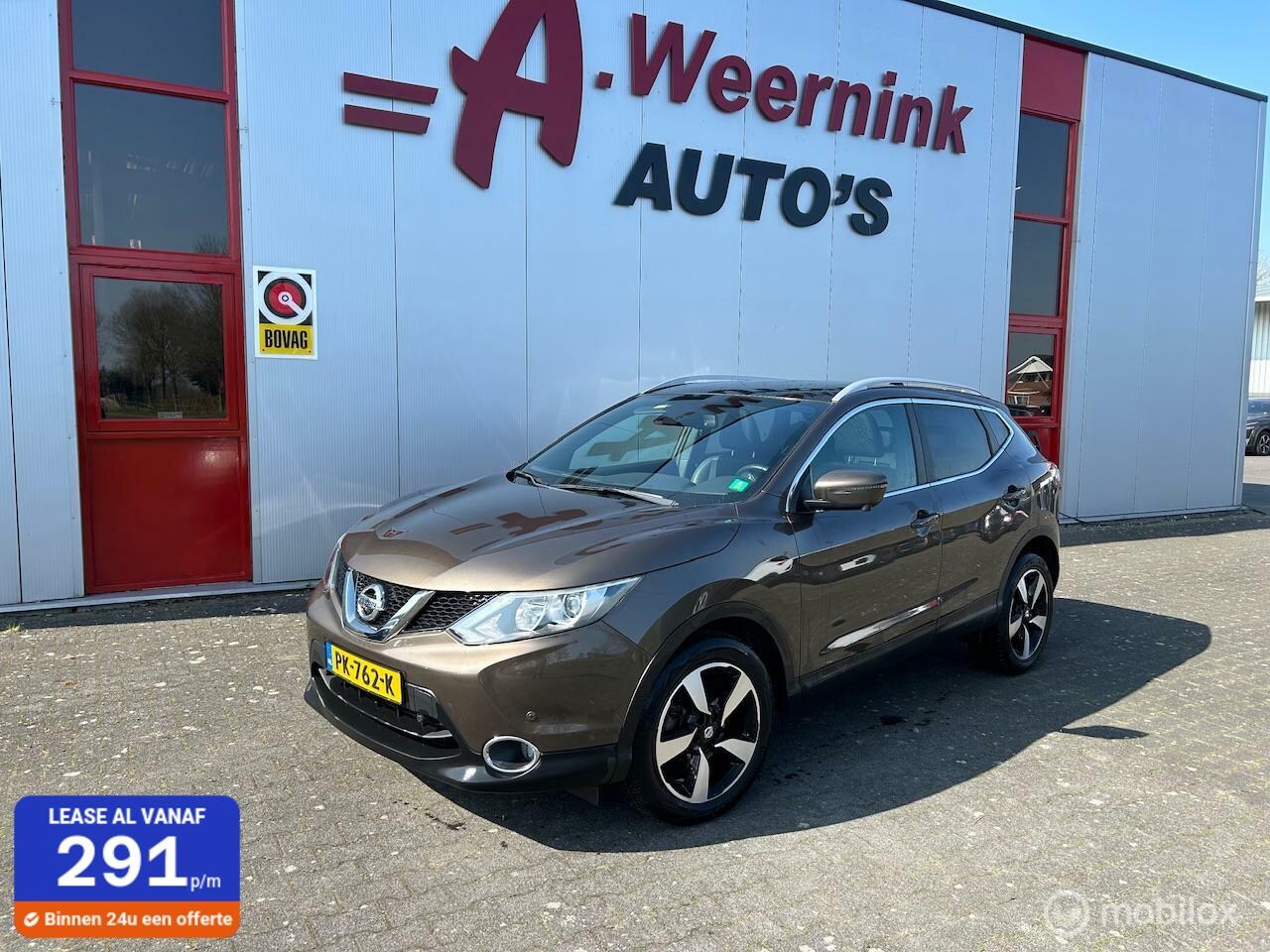 Nissan Qashqai - 1.2 Tekna 18 inch Pannodak Camera Leder - AutoWereld.nl
