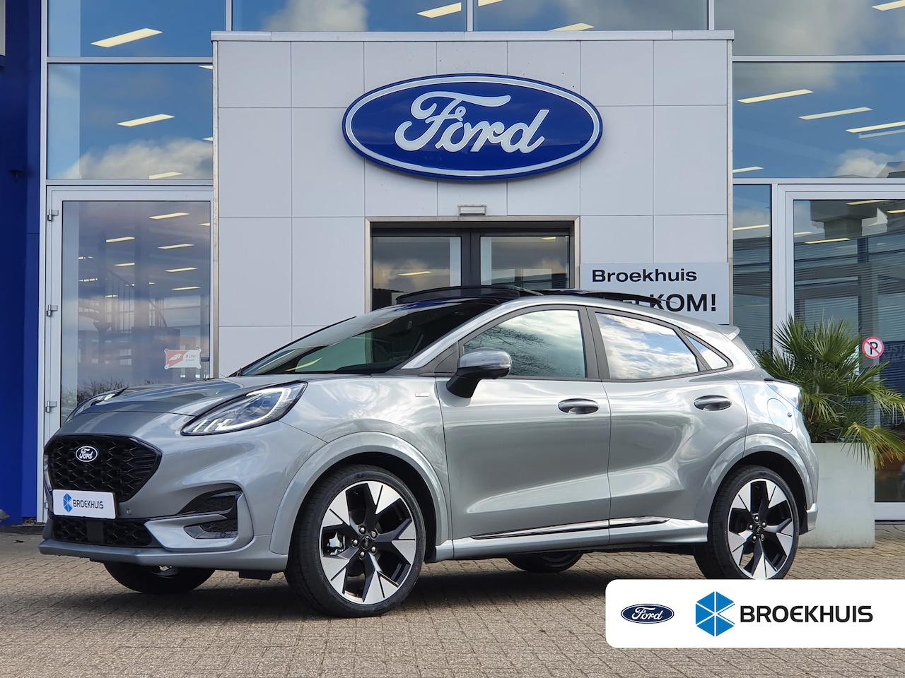 Ford Puma - 1.0 EcoBoost Hybrid ST-Line X | Panoramadak | Cruise Control | 360 graden Camera - AutoWereld.nl