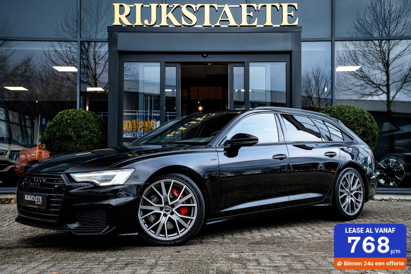 Audi A6 Avant - 55 TFSIe S-LINE|S6 LOOK|20'|MATRIX|ACC|CARPLAY - AutoWereld.nl