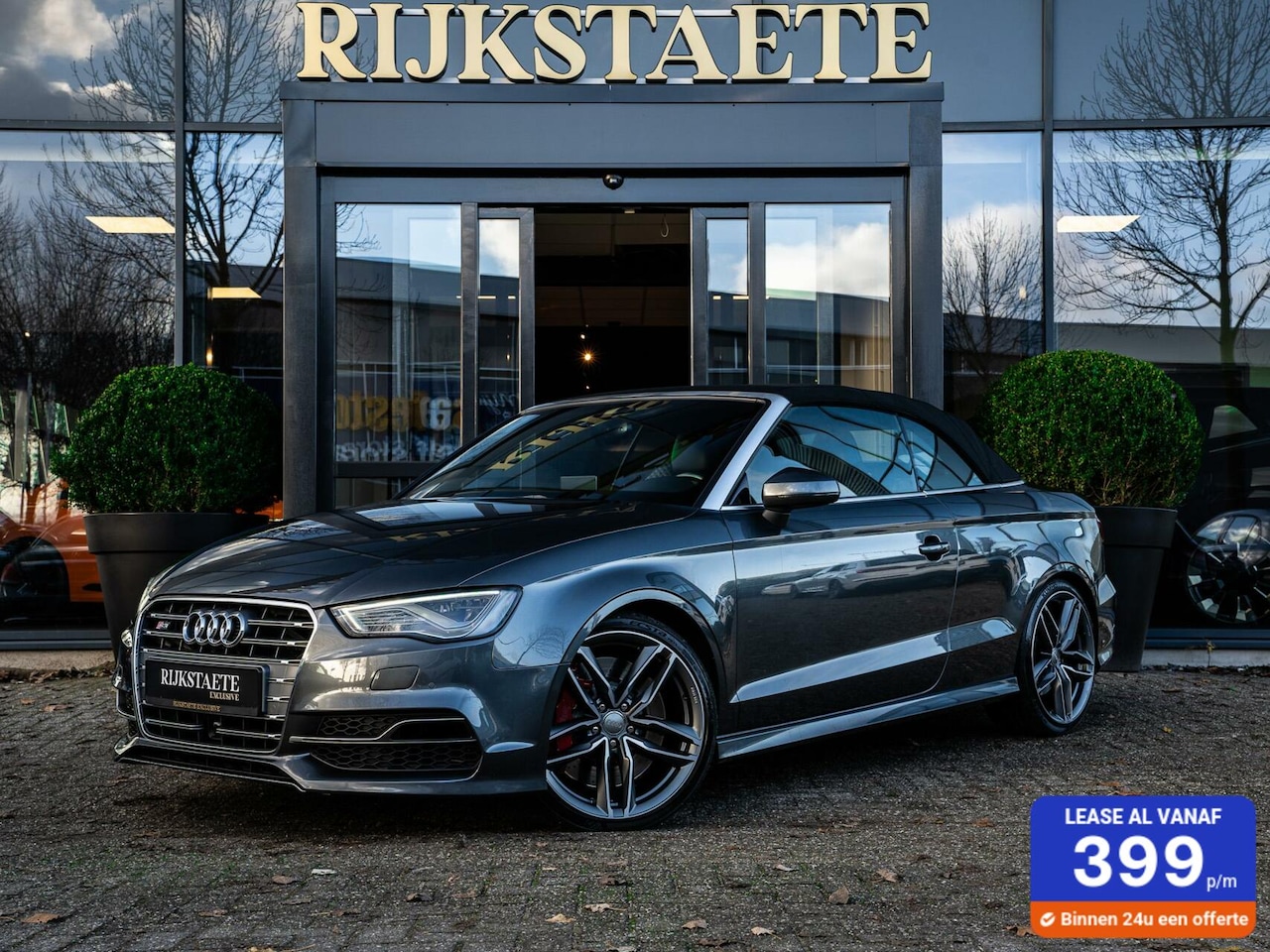 Audi S3 - 2.0 TFSI Quattro Cabriolet|RS3 UITLAAT|B&O|19''|ACC - AutoWereld.nl