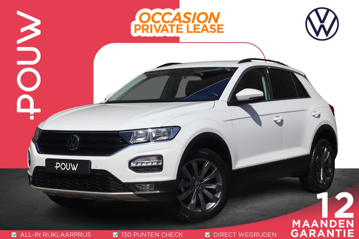 Volkswagen T-Roc - 1.0 TSI 110pk Style | Navigatie | Airconditioning | Parkeerksensoren - AutoWereld.nl